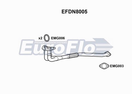 Exhaust Pipe (EFDN8005)