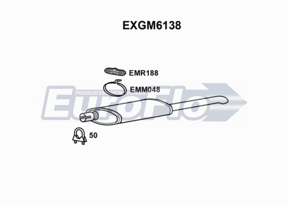 Rear Muffler (EXGM6138)