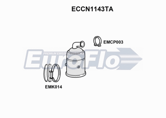 Catalytic Converter (ECCN1143TA)