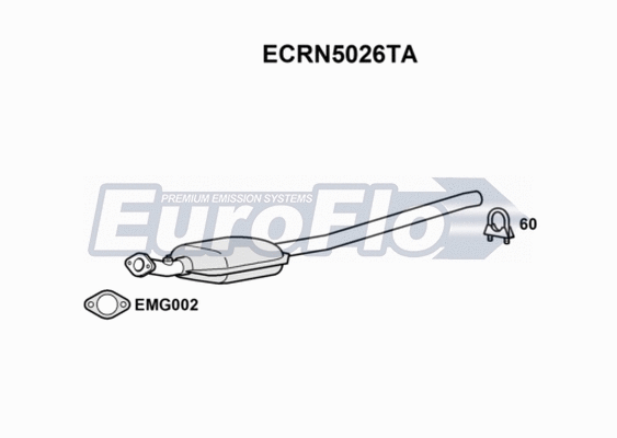 Catalytic Converter (ECRN5026TA)