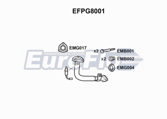 Exhaust Pipe (EFPG8001)
