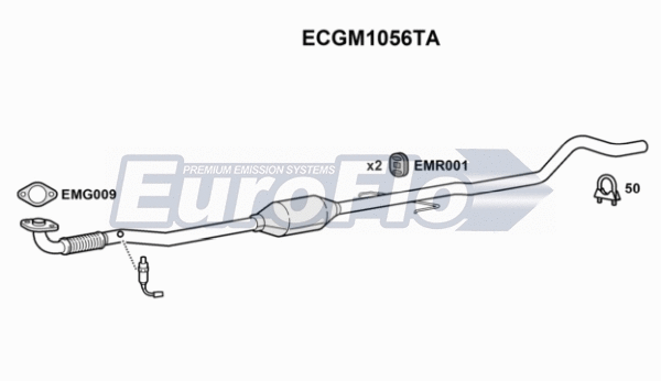 Catalytic Converter (ECGM1056TA)