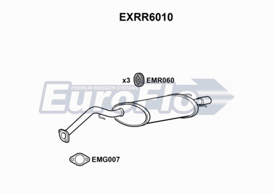 Rear Muffler (EXRR6010)