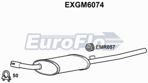 Rear Muffler (EXGM6074)