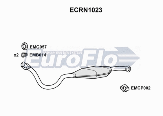 Catalytic Converter (ECRN1023)