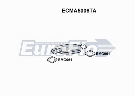 Catalytic Converter (ECMA5006TA)
