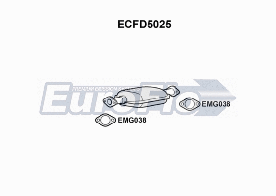 Catalytic Converter (ECFD5025)