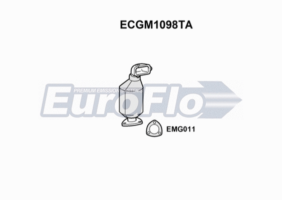 Catalytic Converter (ECGM1098TA)