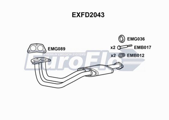 Exhaust Pipe (EXFD2043)