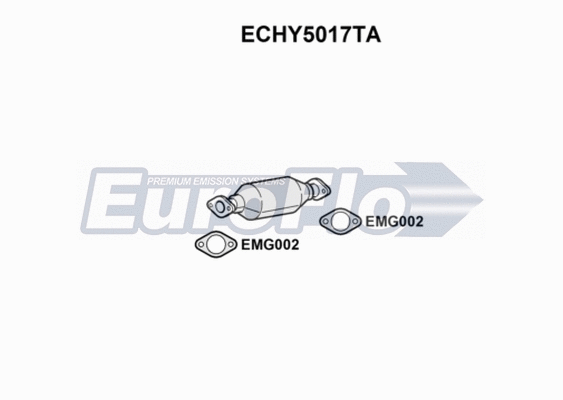 Catalytic Converter (ECHY5017TA)