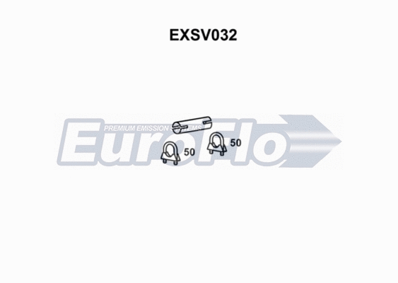 Pipe Connector, exhaust system (EXSV032)