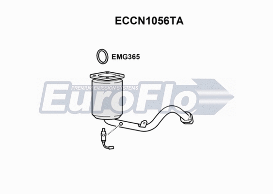 Catalytic Converter (ECCN1056TA)