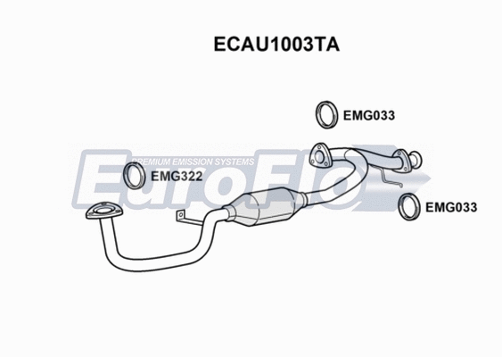 Catalytic Converter (ECAU1003TA)