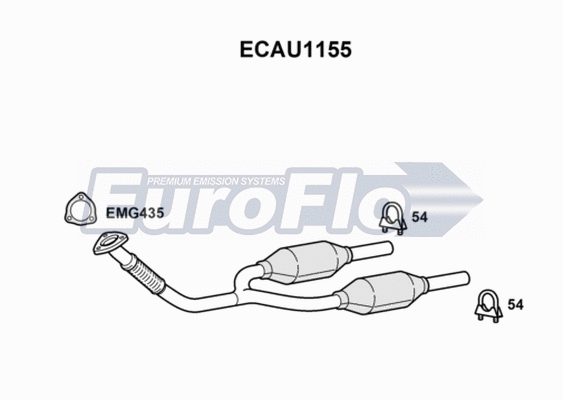 Catalytic Converter (ECAU1155)