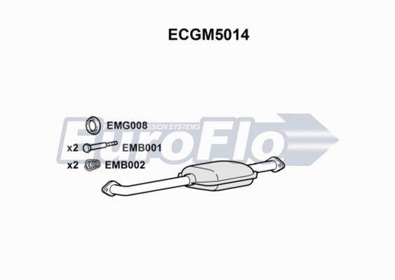 Catalytic Converter (ECGM5014)