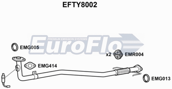 Exhaust Pipe (EFTY8002)