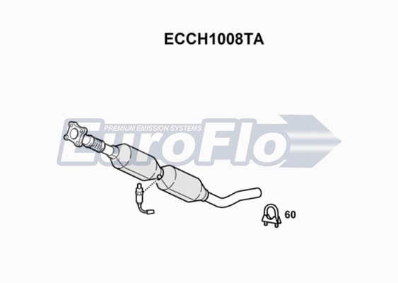 Catalytic Converter (ECCH1008TA)