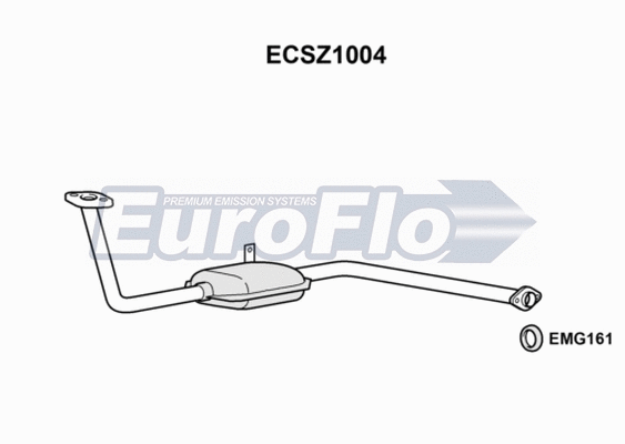 Catalytic Converter (ECSZ1004)