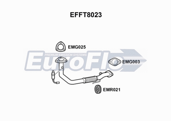 Exhaust Pipe (EFFT8023)