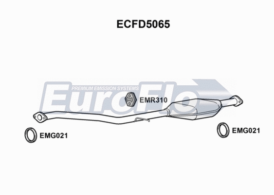 Catalytic Converter (ECFD5065)