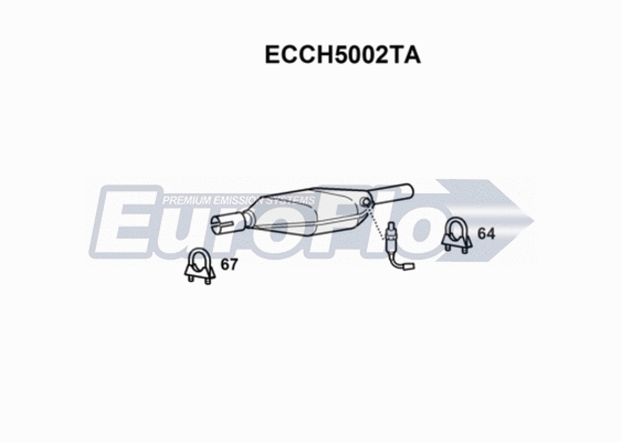 Catalytic Converter (ECCH5002TA)