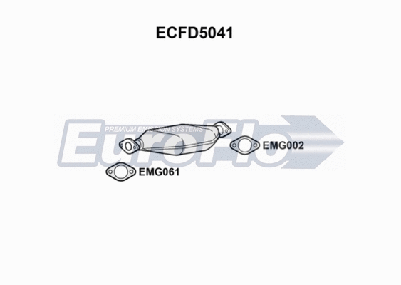 Catalytic Converter (ECFD5041)