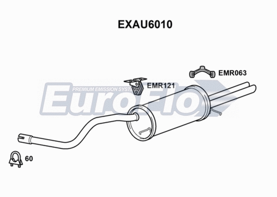 Rear Muffler (EXAU6010)