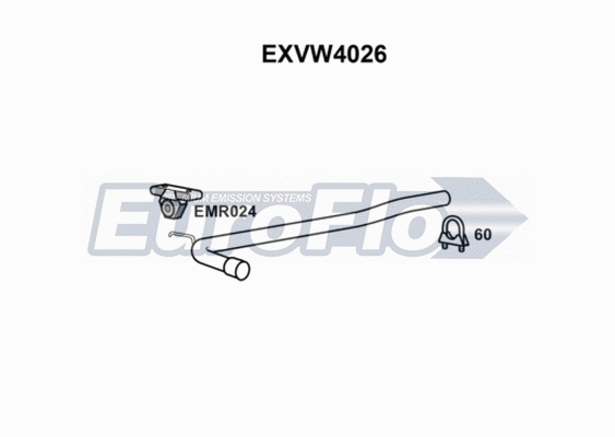 Exhaust Pipe (EXVW4026)