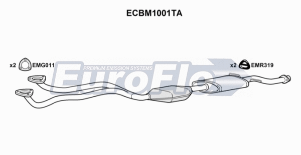 Catalytic Converter (ECBM1001TA)