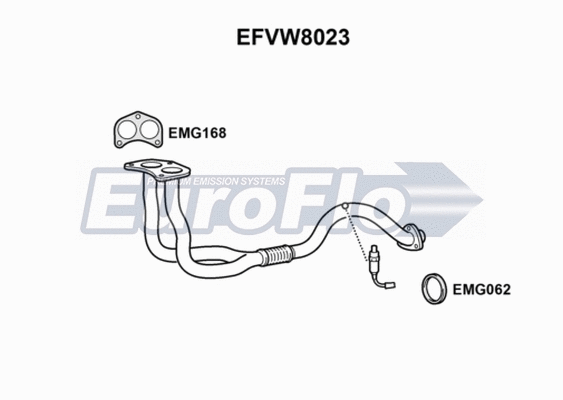 Exhaust Pipe (EFVW8023)