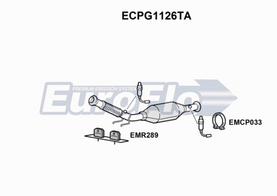 Catalytic Converter (ECPG1126TA)