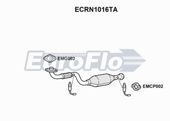 Catalytic Converter (ECRN1016TA)