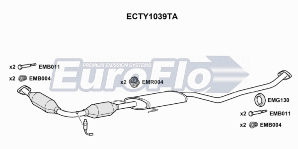 Catalytic Converter (ECTY1039TA)