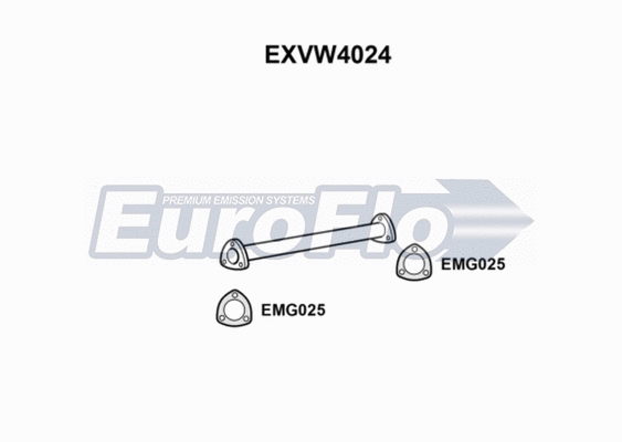 Exhaust Pipe (EXVW4024)