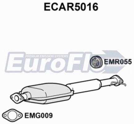Catalytic Converter (ECAR5016)