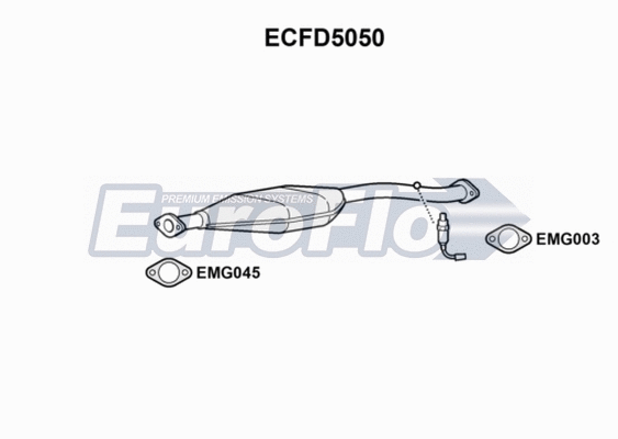 Catalytic Converter (ECFD5050)