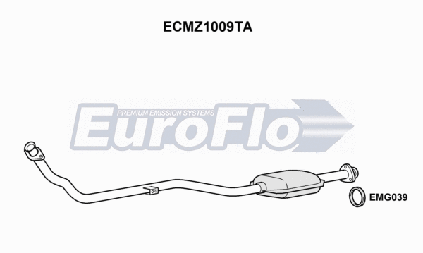 Catalytic Converter (ECMZ1009TA)