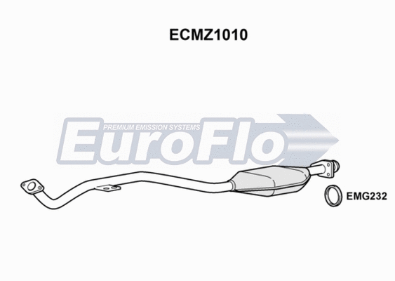Catalytic Converter (ECMZ1010)