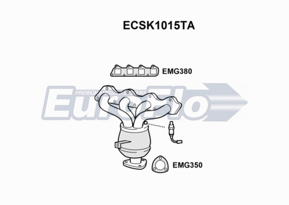 Catalytic Converter (ECSK1015TA)