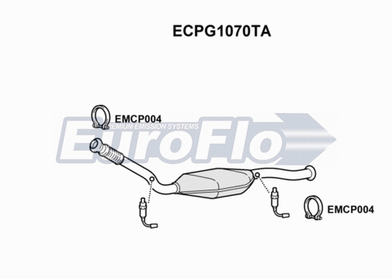 Catalytic Converter (ECPG1070TA)