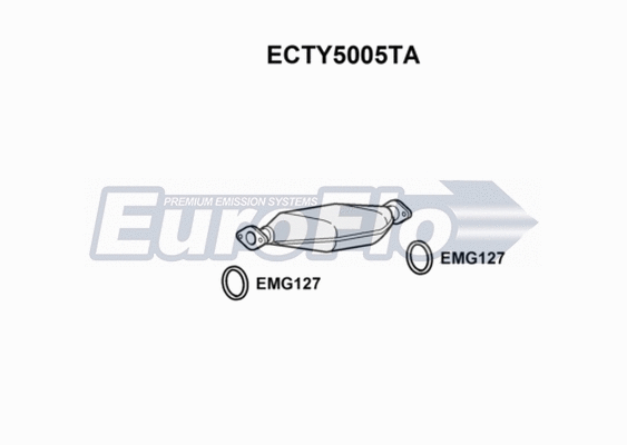 Catalytic Converter (ECTY5005TA)