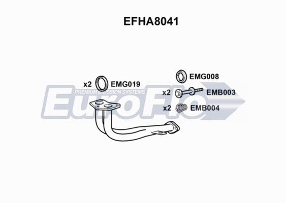 Exhaust Pipe (EFHA8041)