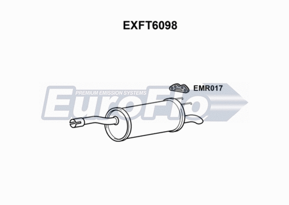Rear Muffler (EXFT6098)