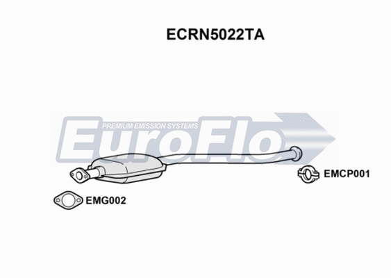 Catalytic Converter (ECRN5022TA)