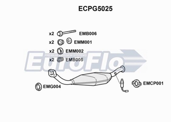 Catalytic Converter (ECPG5025)