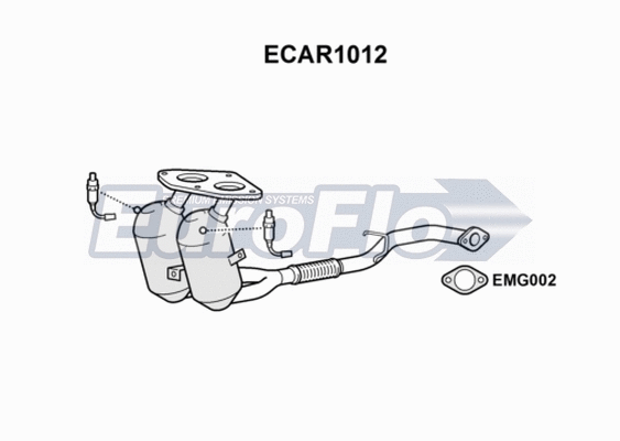Catalytic Converter (ECAR1012)