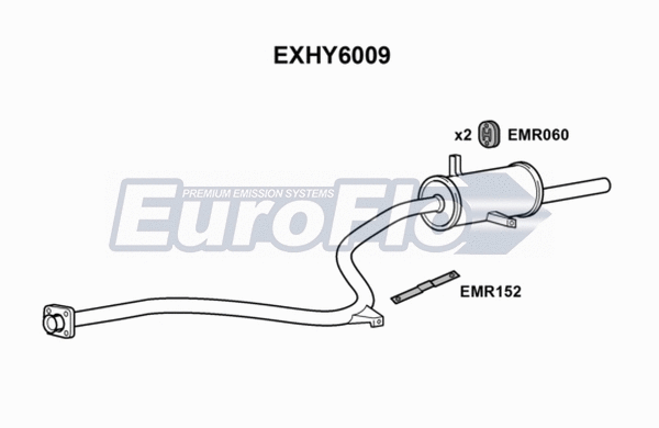 Rear Muffler (EXHY6009)