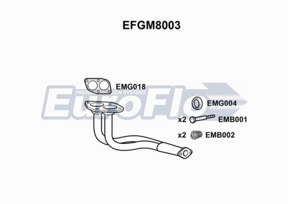 Exhaust Pipe (EFGM8003)