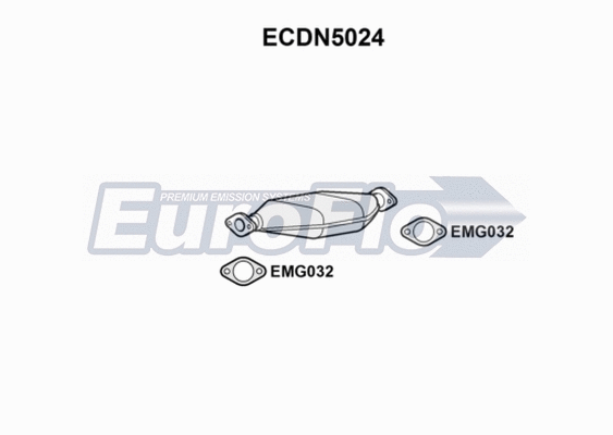 Catalytic Converter (ECDN5024)