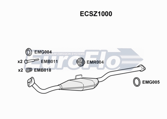 Catalytic Converter (ECSZ1000)